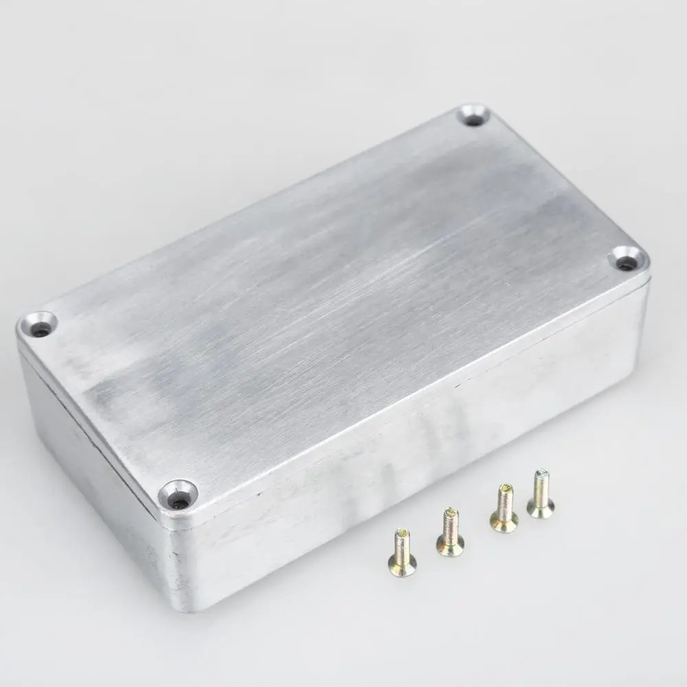 1590B Effect Pedal Guitar Cases Holder with Screws Aluminum Die-cast Stomp Box Case Replacement Ukulele Guitar Accessories