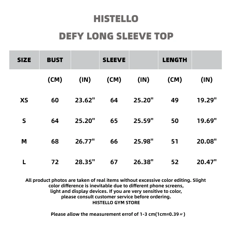 HISTELLO Defy Langarm-Workout-Top für Damen, Nahtloses Gym-Sportshirt mit Daumenlöchern, Slim Fit Sportshirt für Laufen, Yoga und Fitness – Detail 2