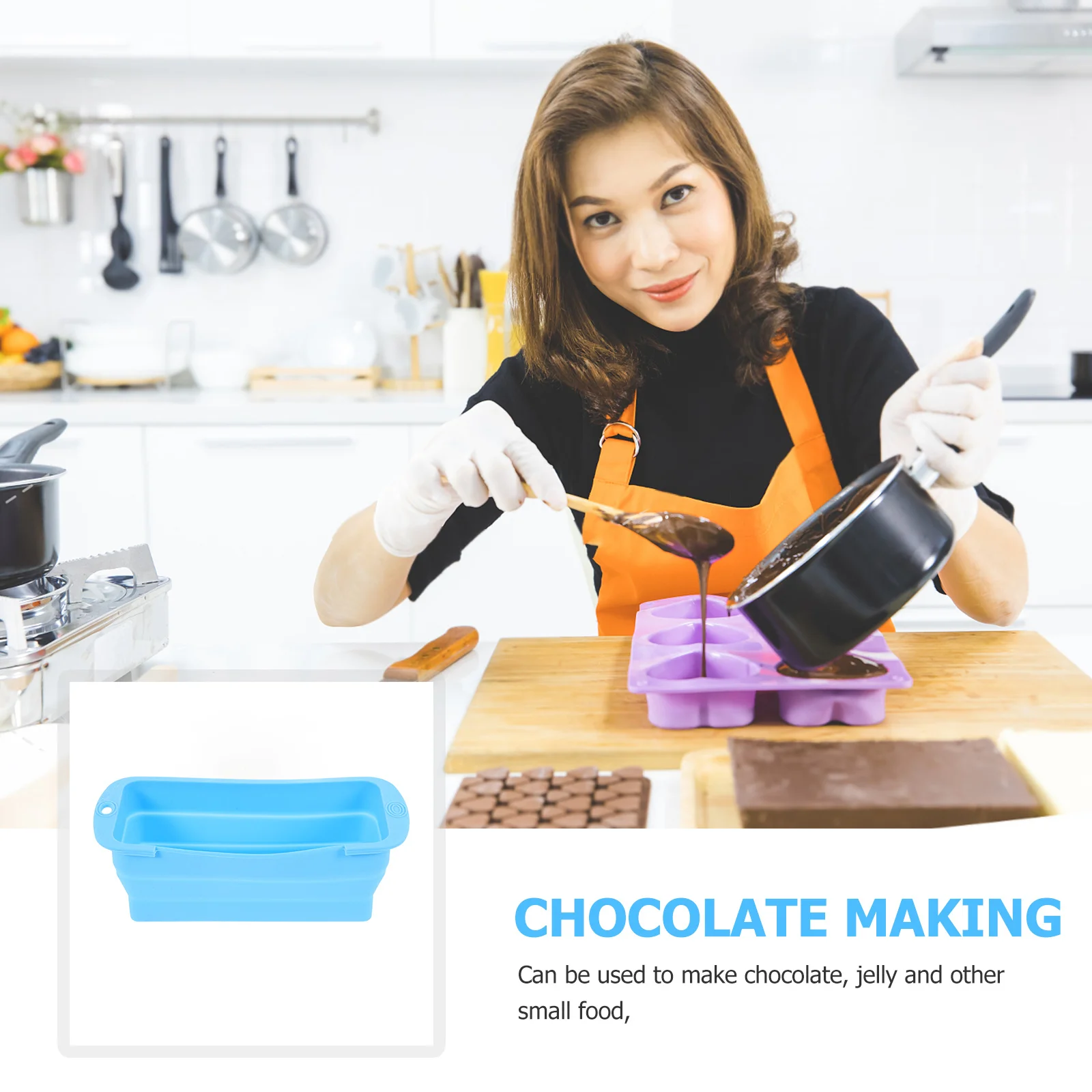 

Extra Large Ice Block Mold in Premium Silicone for Fast Freezing Reusable Ice Cubes for Cocktails and Chilled Beverages