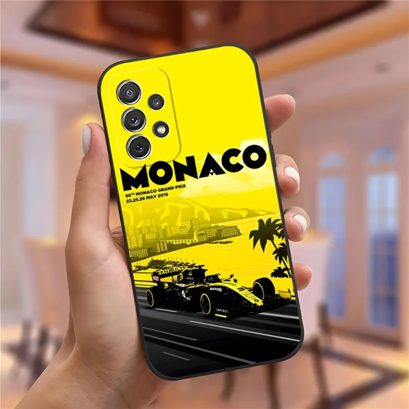 Formula 1 Racing F1 Car Phone Case For Samsung Galaxy A13 A52 A53 A73 A32 A51 A23 A22 A12 A02s A20e A40 A50 A21 A72 A70 Cover