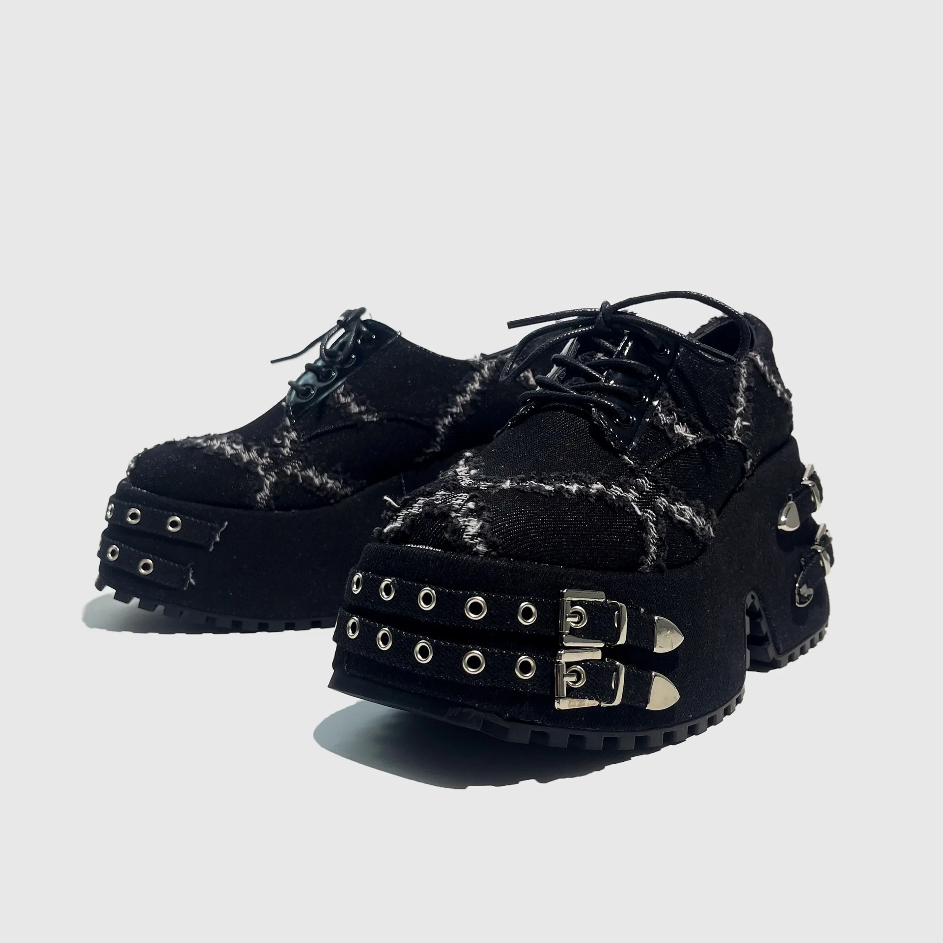 New Tassel Platform Shoes Thick Sole Women's Personality Casual Sneakers Women's Height Increasing Shoes - view 2