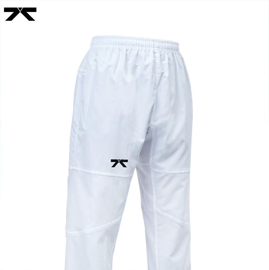 2023  New Children\'s Taekwondo Pants Adult Sportswear White Men\'s and Women\'s Judo Martial Arts Training Pants