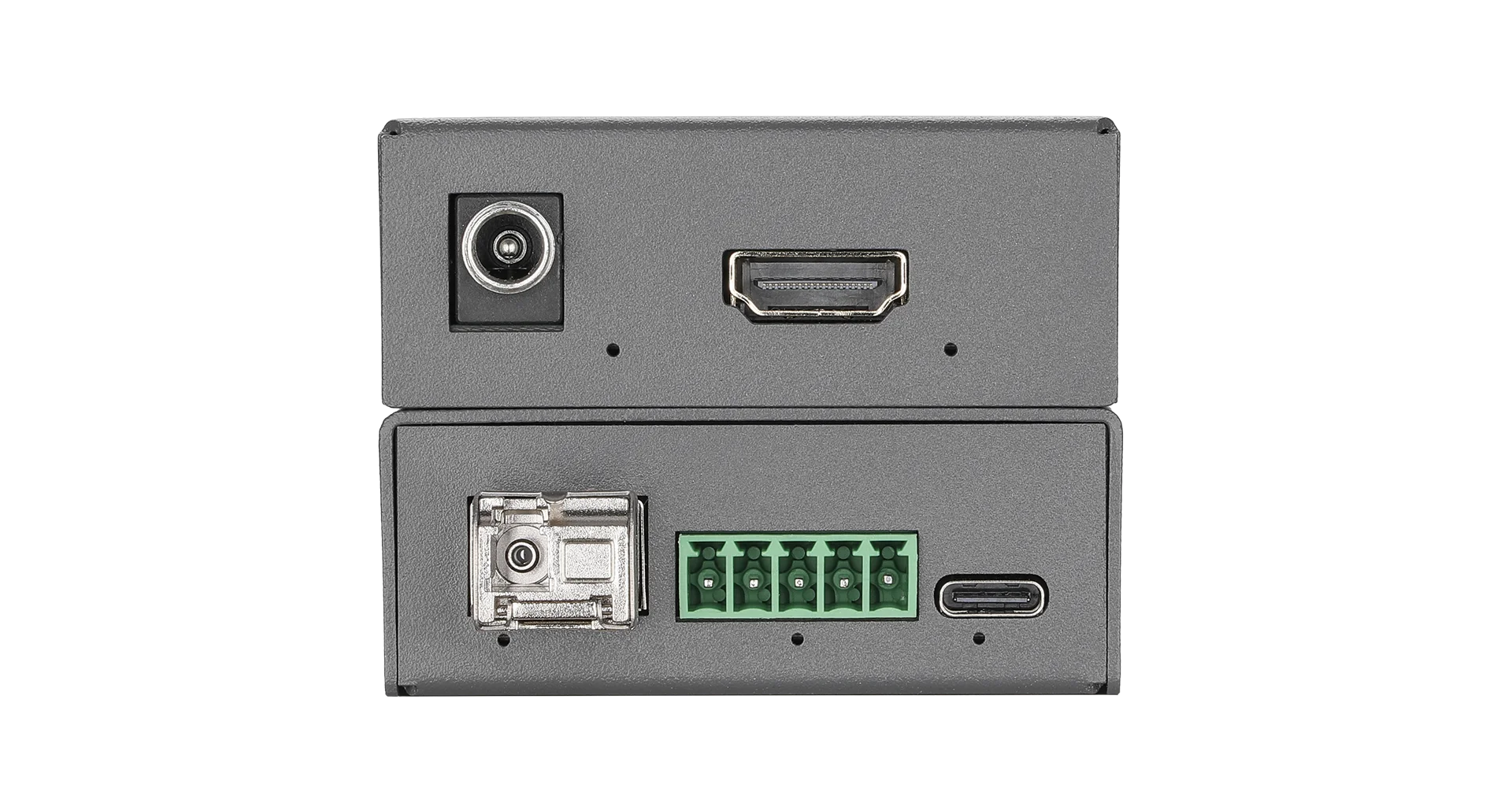 HDMI to Fiber Converter, 4K HDMI Video Optical Transceiver Over Single-Mode Fiber with Bidirectional RS232