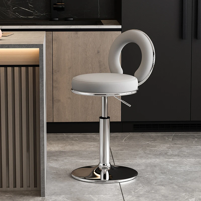 كراسي بار جمالية فاخرة وحديثة موفرة للمساحة مقعد مطبخ عالي فريد من نوعه أثاث بار Banqueta De Cozinha Alta #4