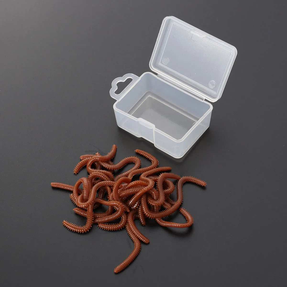 

20G Ultra Realistic Earthworm Fishing Lure Flexible Grub Bait for Bass Carp Trout Artificial Soft Worms