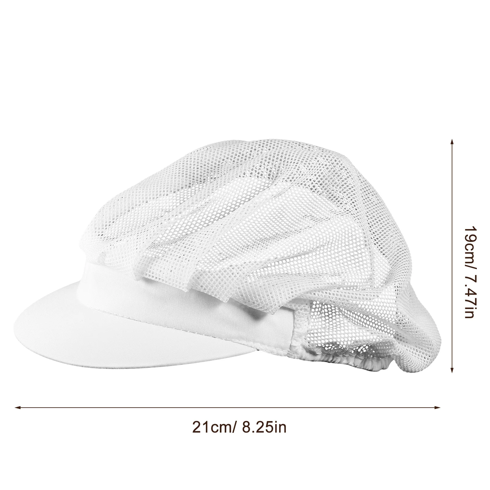 Hat Chef Caps Bakery Breathable Working Waiter Uniform Dust-proof Hats Cooking Women Berets Mesh and