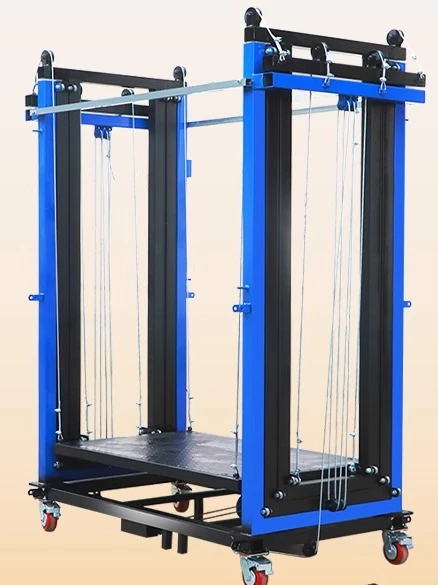 

Customizable electric scaffolding lift