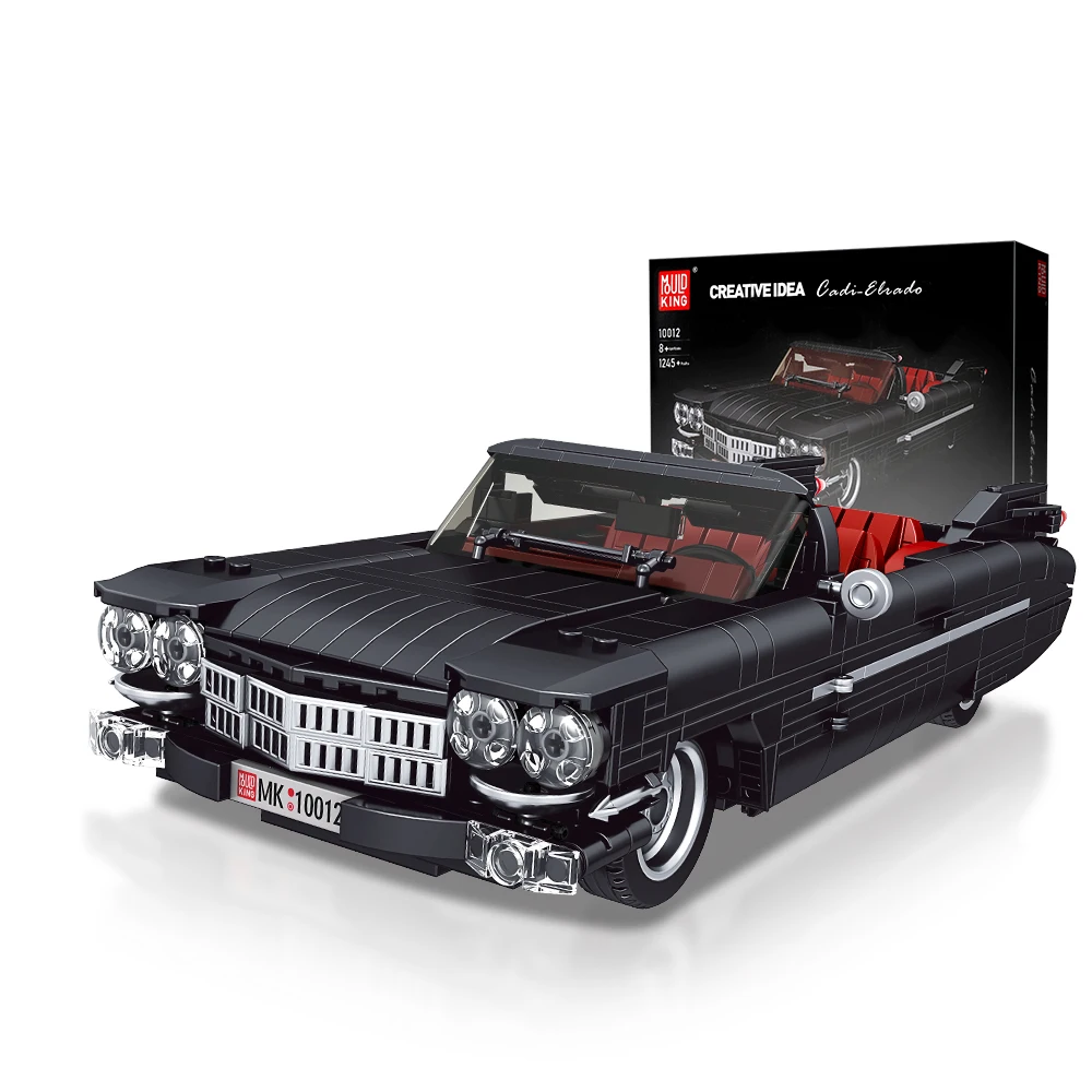 Mould King 10012 Technisches Automodell Spielzeug Der Eldorado Oldtimer Baustein-Set Kreatives Bausteine-Set Kinder Weihnachtsgeschenk