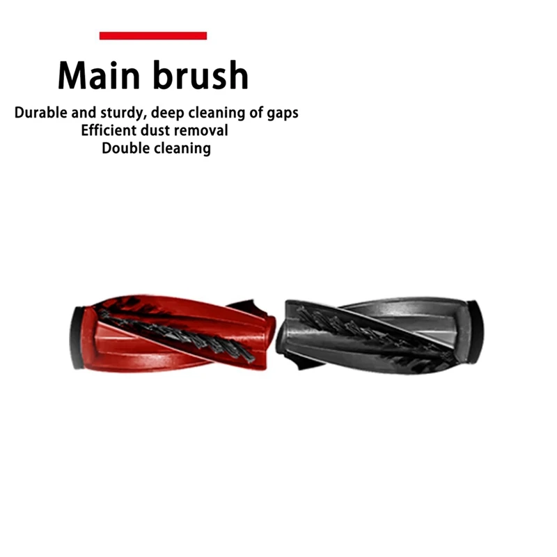 A44F-For Roborock Qrevo Curve/P20 Pro جهاز آلي لتنظيف الأتربة فرشاة جانبية رئيسية فلتر Hepa ممسحة منصات أكياس الغبار استبدال أجزاء