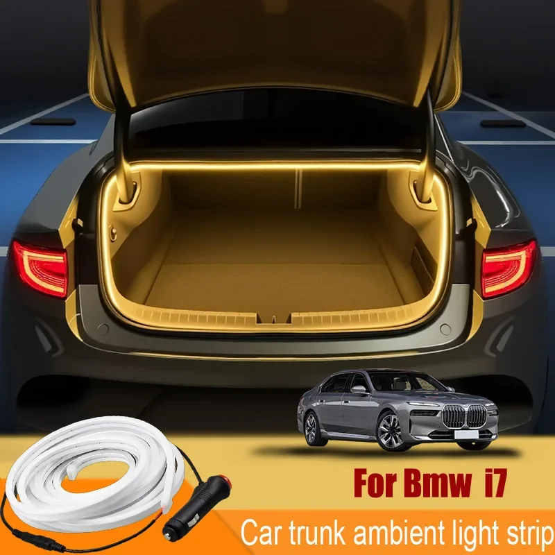

For bmw I7 Automobile trunk ambient light automatic sensing car interior lighting with accessories