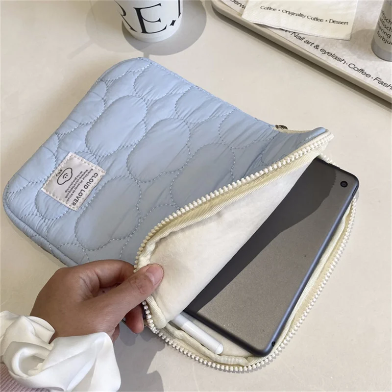 Custodia per Computer Ins Cloud Pattern 11 13.3 14.2 15.6 \'\'borsa per Laptop carina per Mac Book Air Ipad Xiaomi Asus Notebook Cover Bags