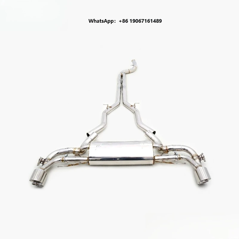 EXHAUST Stainless Steel Sports Variable Valve Exhaust Pipe 1.5mm Thick Universal Fitment  F002