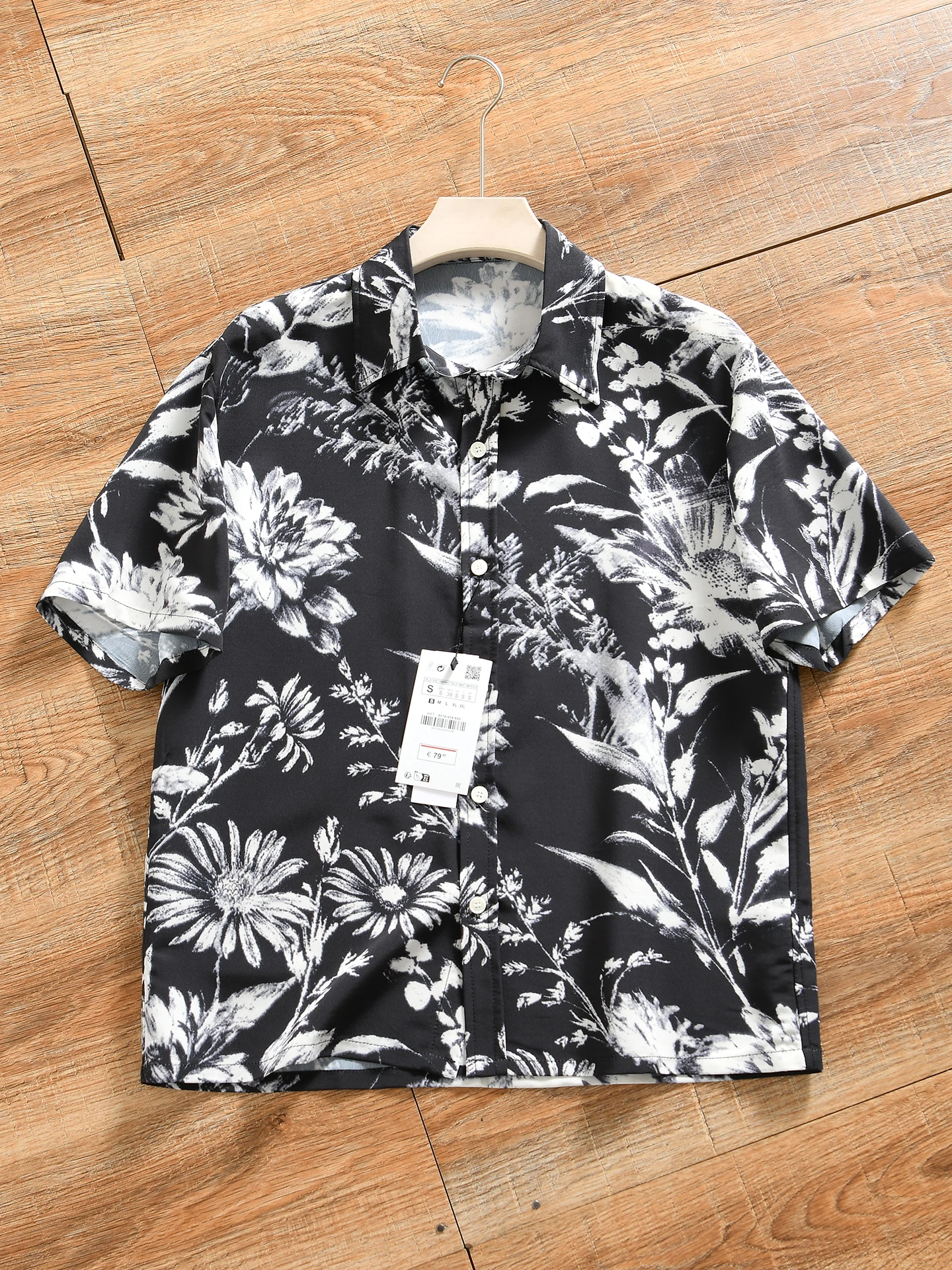 

Summer Men's Loose Casual Short Sleeve Shirt All-over Print Versatile Comfortable Breathable Polyester Fiber Youth Trend