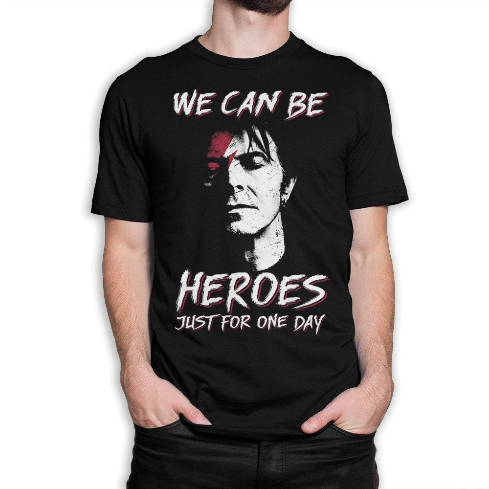 2026 Summer Loose Print T-shirt, David Bowie 