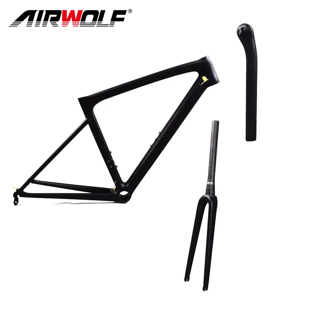 Lightest 700C Carbon Frame Aero Road Bike Frame V Brake Only 787g  Size 44 49 52 54 56 58cm QR 130*9mm Carbon Bicycle Frameset