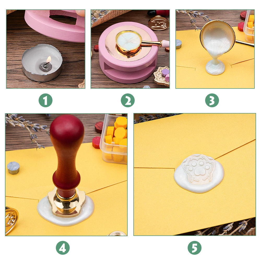 Kattenpoot Waxzegel Stempelset - Wax Seal Stamp Kit recensie en prijs