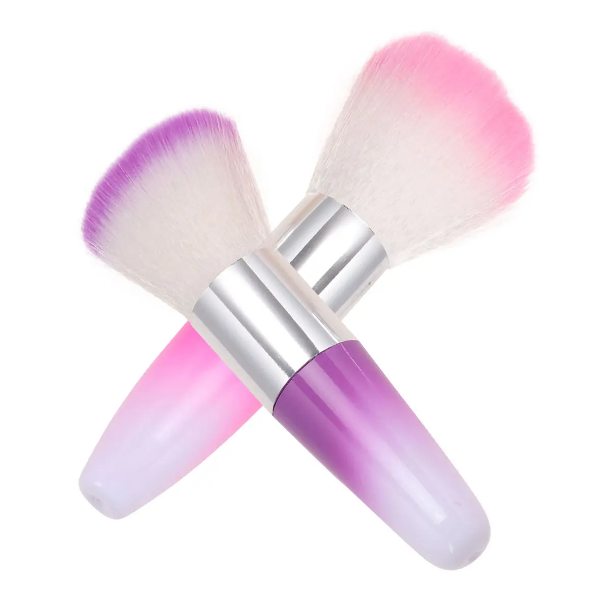 2 stuks nagelstofborstel voor acrylnagels schoonmaken professioneel manicure gereedschap thuisgebruik nagelkunst stofborstel wol zacht lang