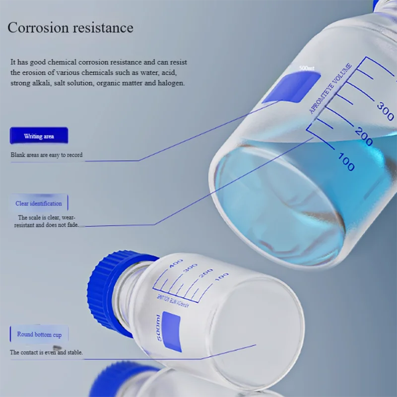 GL45 plastic feed bottle PP mobile phase bottle vacuum sampling bottle negative pressure buffer bottle waste liquid bottle