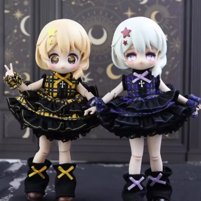 Ob11 bébé vêtements gothique foncé princesse jupe ensemble robe rétro Gsc Spot 12 Points Bjd bébé vêtements chaussure Cool accessoires