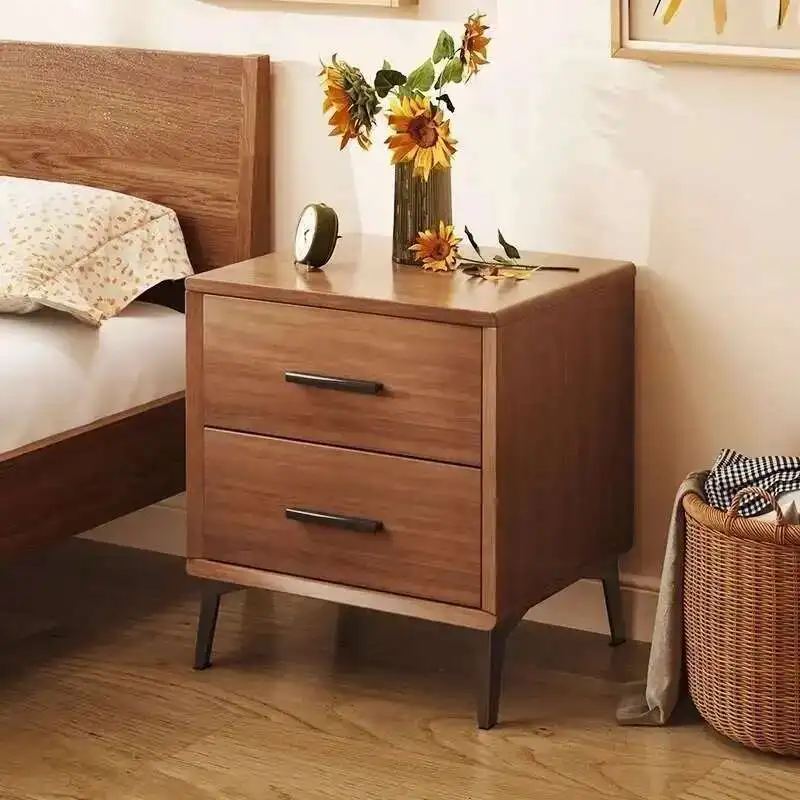 

Auxiliary Table Bedside White Bedside Design Storage Cabinet European Bed Side Desk Minimalist Drawer Headboard Room Bedroom