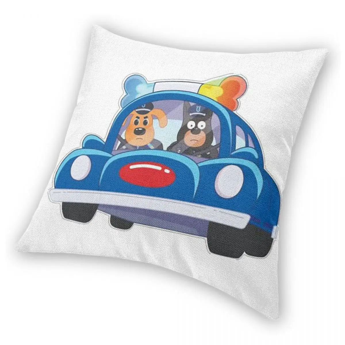 Sheriff Labrador Babybus Topper Cake Square Pillowcase Pillow Cover Cushion Comfort Throw Pillow For Home Living Room