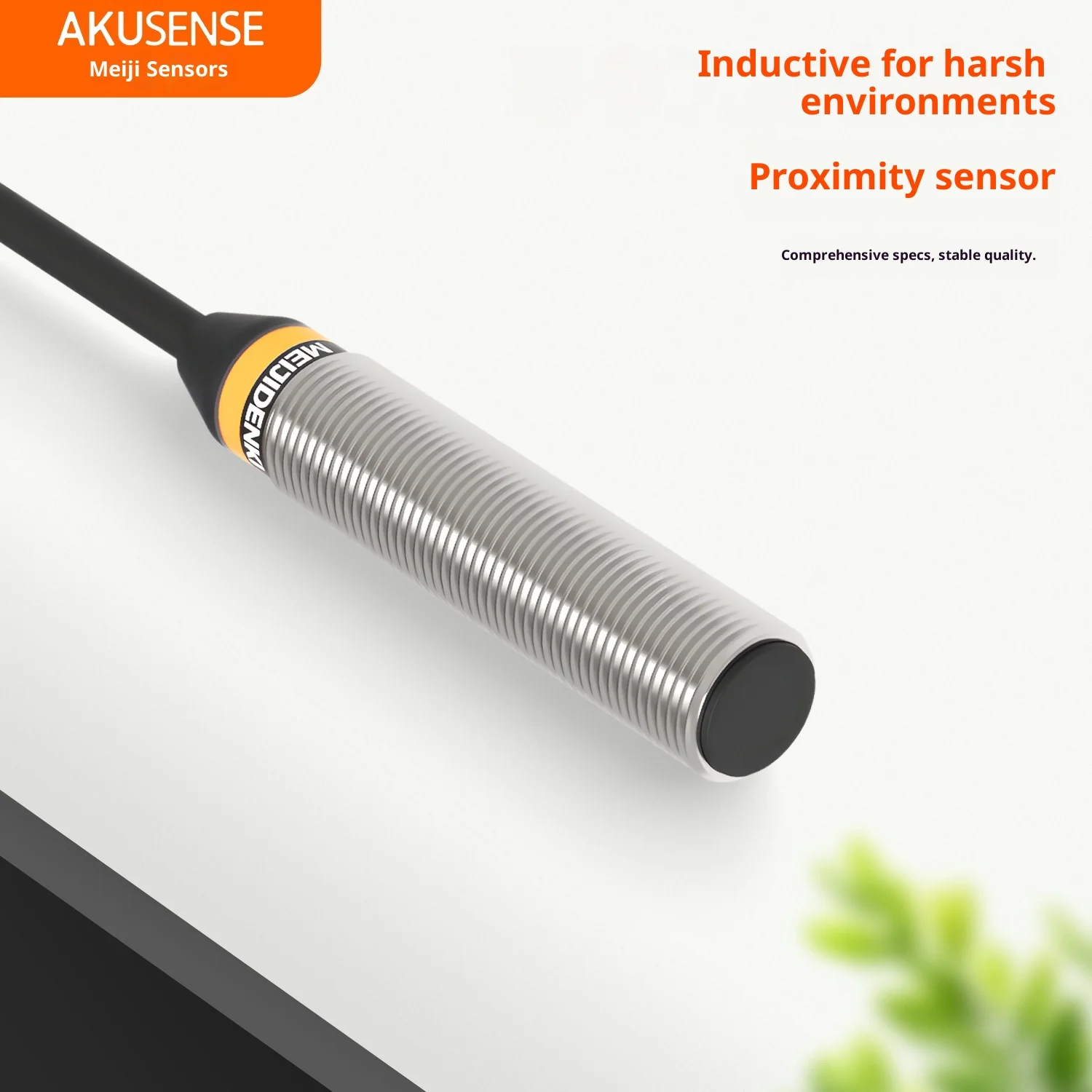 Akusense TBLF12-04NO NPN Inductive Proximity Sensor 5V IP69 Stainless Steel For Harsh Environments Industrial Automation