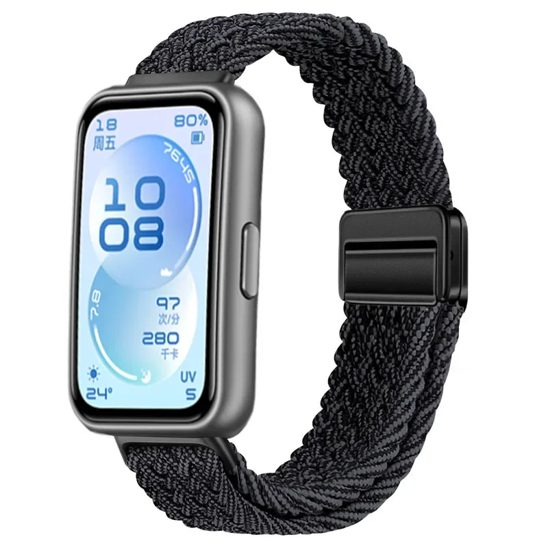 Offizielles geflochtenes Nylon-Schlaufenarmband für Huawei Band 11/11 Pro, Armband mit magnetischer Schnalle für Huawei Band 8/9/10/11/11 Pro – Detail 25