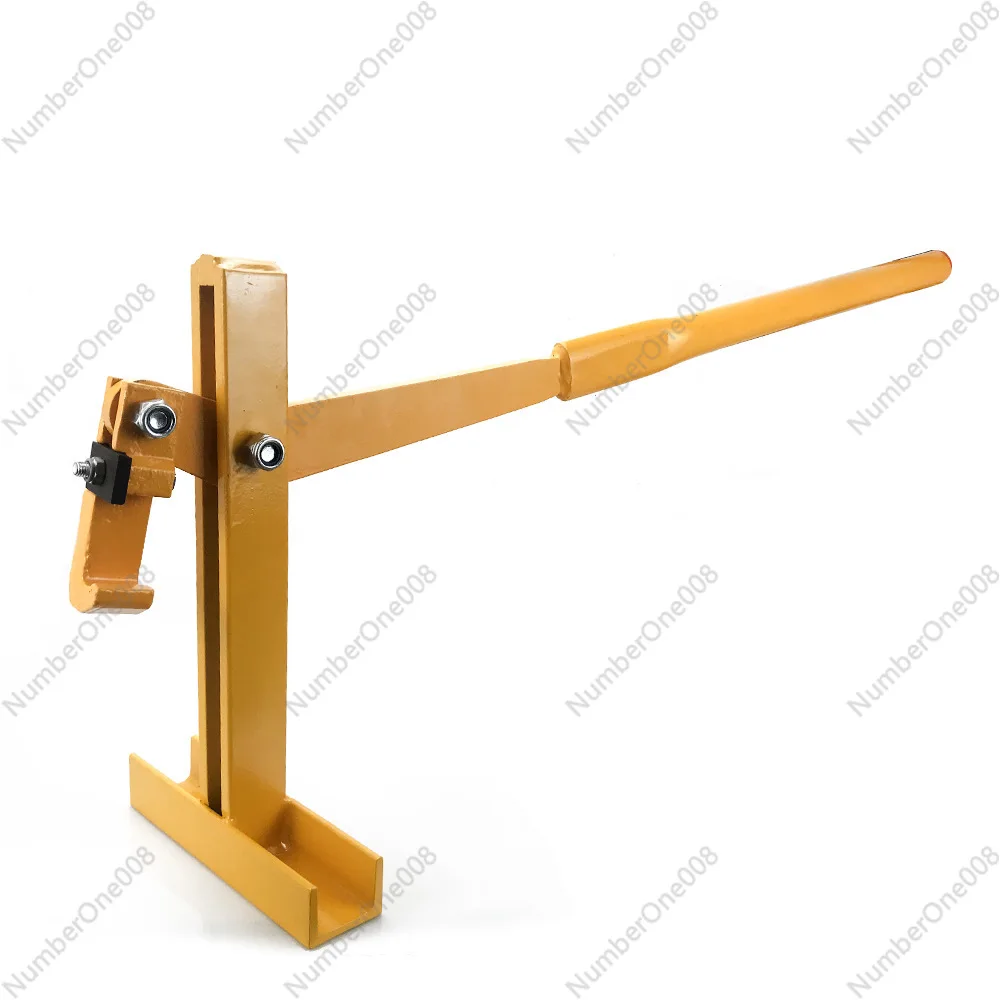 

Heavy Duty Fence Post Puller Lifter, Manual T Post Puller Tool for Metal Wood Stake Removal, Farm Ranch Gardening Digging Tool