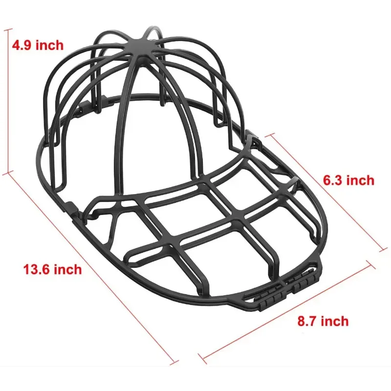 1pcs Multifunctional Baseball Cap Washer Fit Hat Washer Frame PP Washing Cage Double-deck Hat Cleaners Protector