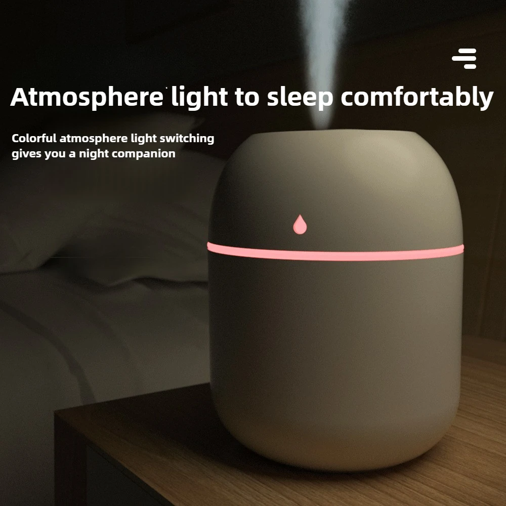 Car Diffuser Humidifier Auto Air Purifier Air Freshener with Colorful Atmosphere Lamp For Car Aromatherapy Diffuser Fresh