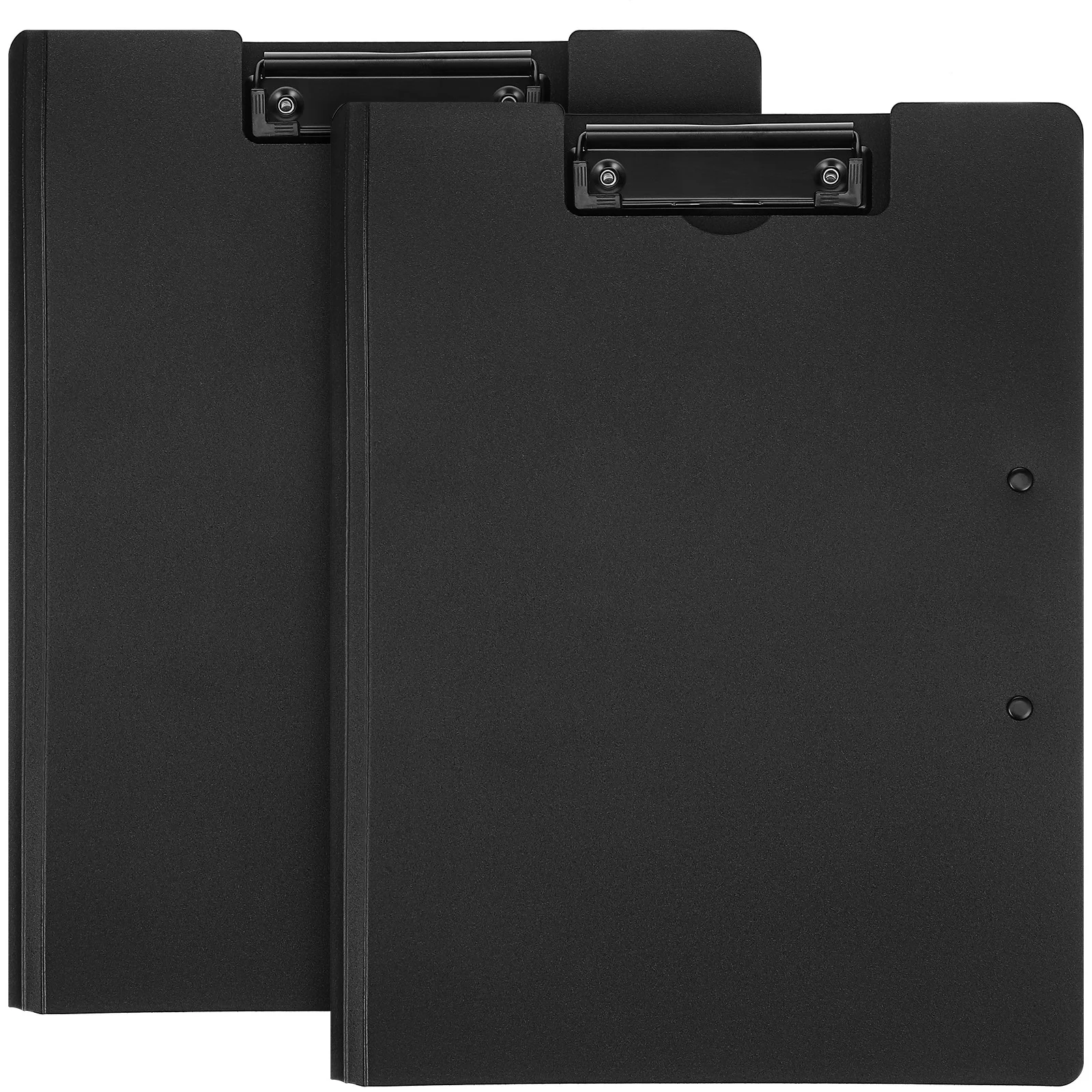 

2Pcs Portable Clipboard Folder Foldable A4 Writing Support Plate Dual Clip Secure File Storage for Classroom Office