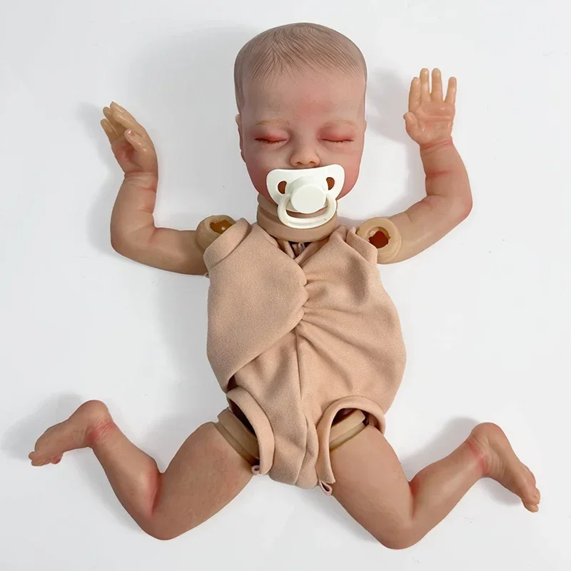 

18inches Reborn Doll Kit Deliah Unassembly Reborn Doll Parts Already Painted Skin with Visible Veins bebé kit reborn