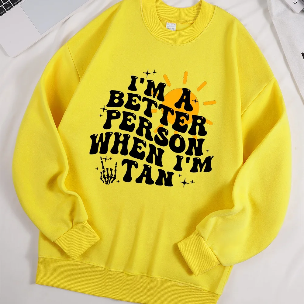 Damen-Sweatshirt mit Rundhalsausschnitt, Buchstaben-Druck, lässig, lockerer Stil für Herbst und Winter, bequeme Streetwear, Polyester-Spandex