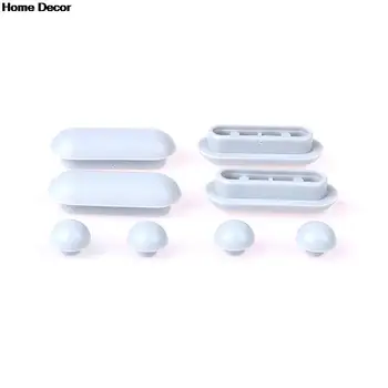 Sıcak 4 adet/grup plastik nemli yerleşimler conta tuvalet koltuk minderi pedleri kapak tampon banyo kaldırıcı kitleri