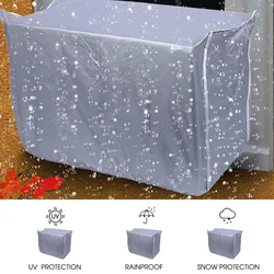 Outdoor Air Conditioner Cover Anti Dust Anti Snow Waterproof For Home #1 80*28*54cm