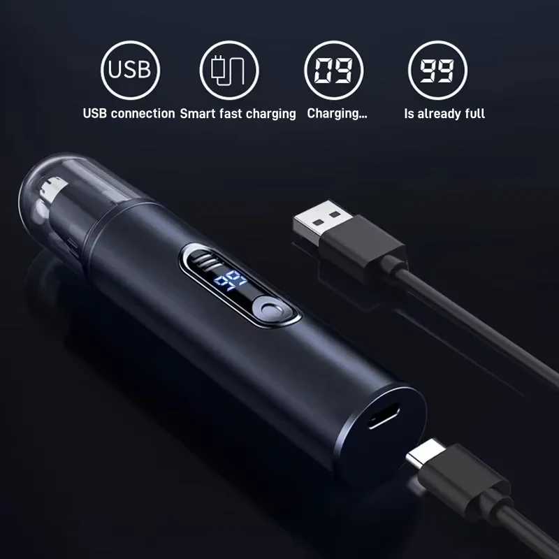Mini Pocket Nose Hair Trimmer Painless Clipper Nose Ears Hair Eyebrow Waterproof Portable Trimmer For Men Women