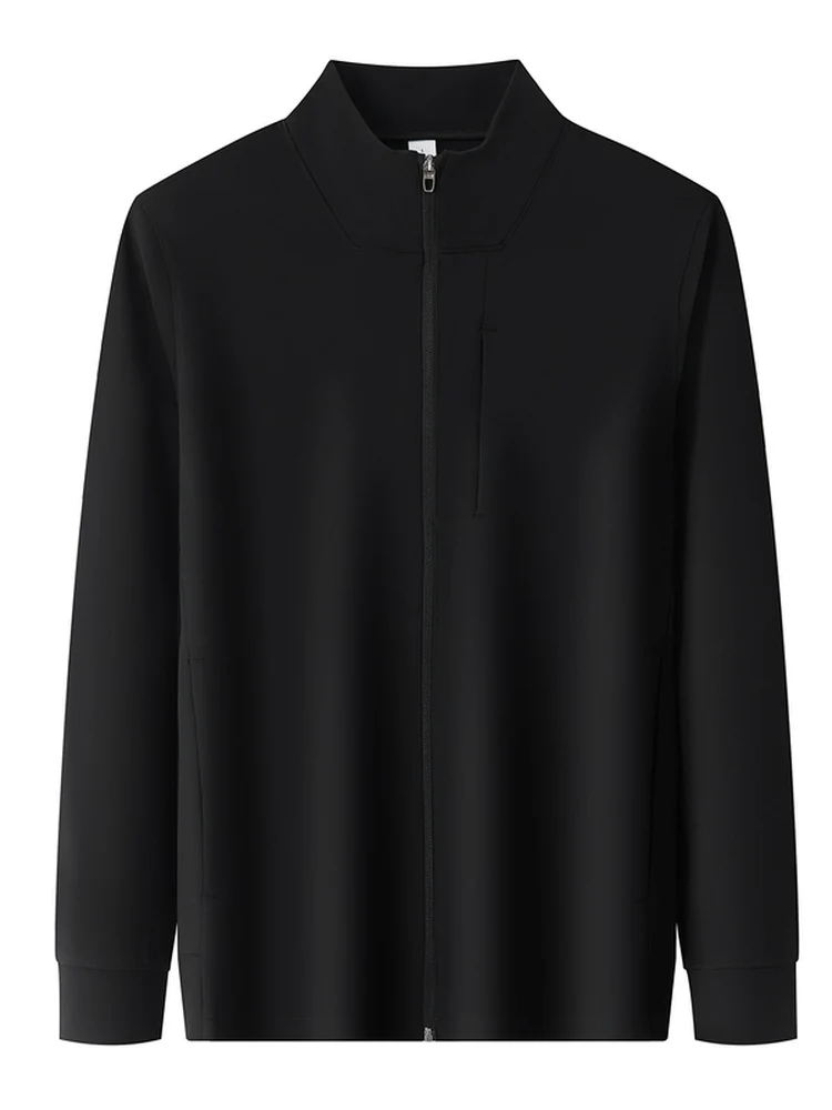 

Men's Loose Fit Sweatirt Jaet Spring Autumn Sportswear Thin Outerwear Casual Sle Zipper Closure Breathable Polyester