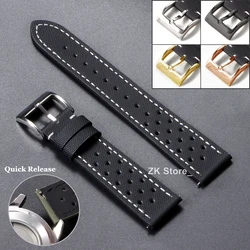New Nylon Sailcloth Strap Sport Fabric 18mm 20mm 22mm Watch Band Quick Release Replacement Bracelet for Men Women Wristband Belt