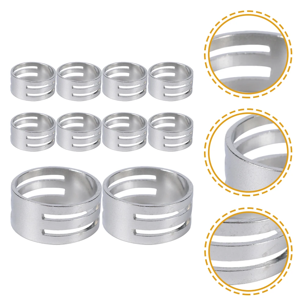 

10 Pcs Accessories Opening The Tool Rings Stainless Steel Jump Opener for Jewelry Making