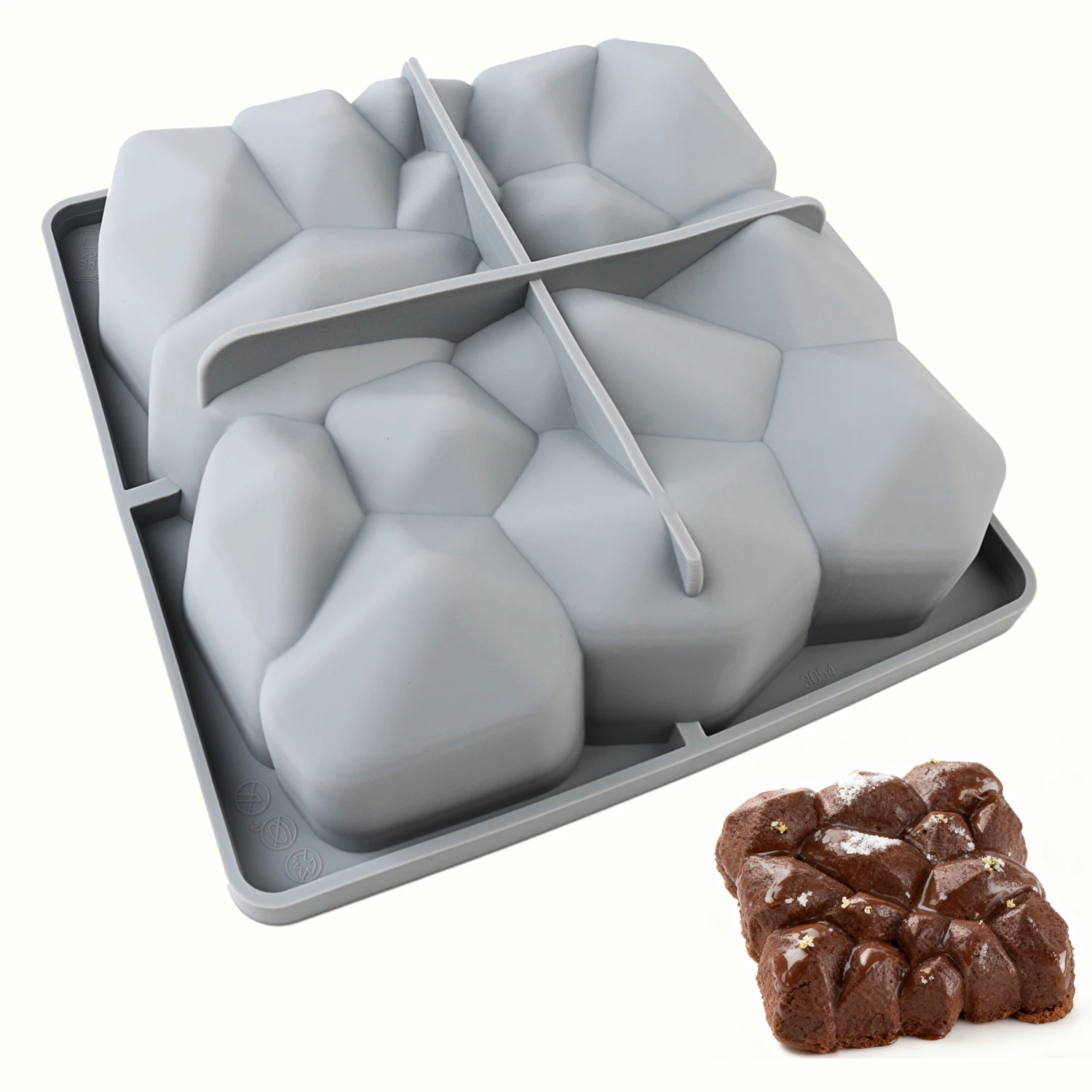 Kitchen Baking Must Haves - Satu Paket Cetakan Kue Silikon Berbentuk