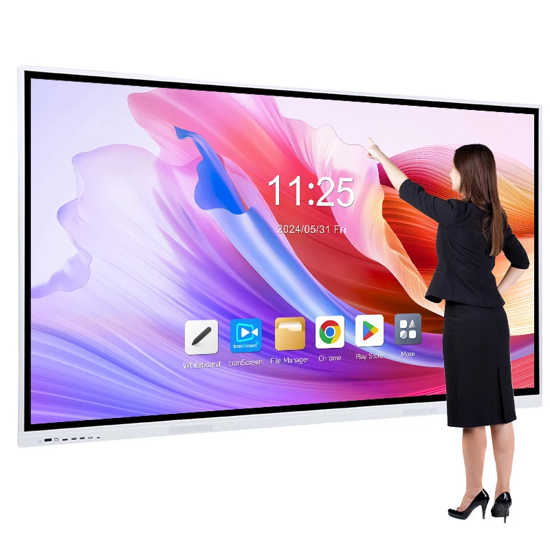 

Портативная интерактивная доска Interact Smart Flat Panel с беспроводным подключением для улучшения презентаций или обучения