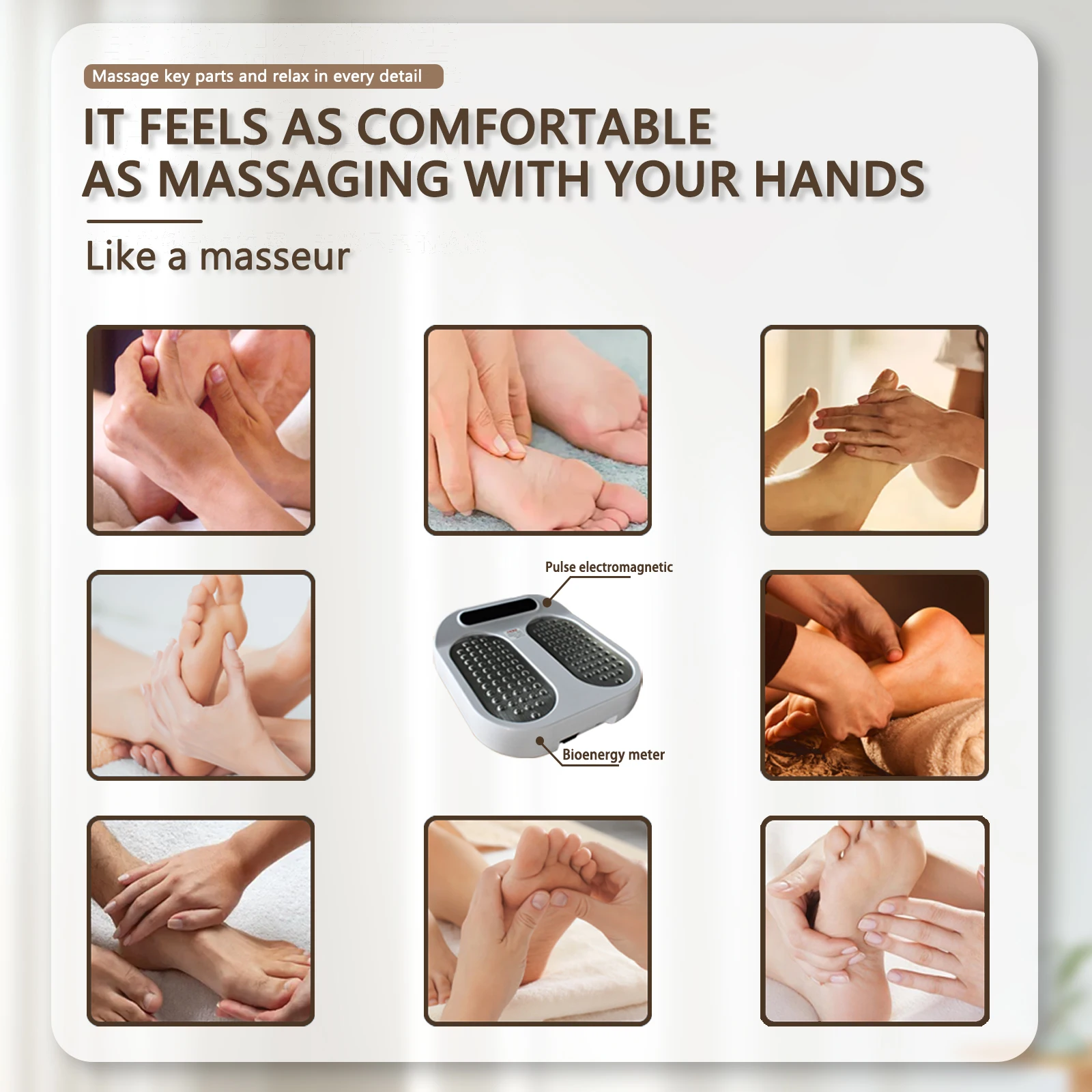 Updated P90 Plus Terahertz PEMF Therapy Foot Massage Machince THZ Iteracare Home Use Physiotherapy Foot Body Device Terahertz