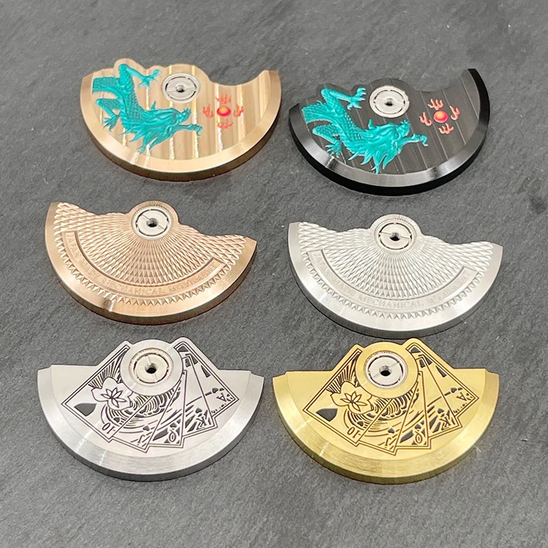 Customized NH35 Rotor Watch Oscillating Weight Rotors Fit Japan NH34 NH35 NH36 NH38 4R 6R 7S Automatic Movements Watch Parts