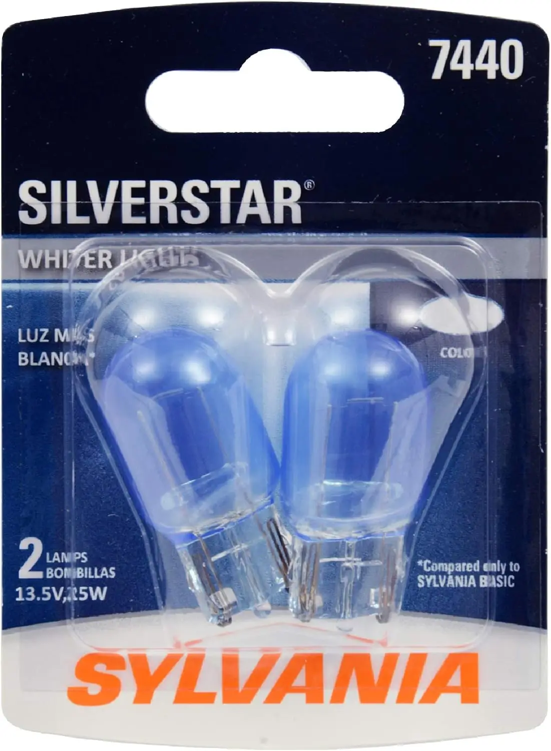 

Мини-лампа SilverStar 7440 — яркий и белый свет, идеально подходит для дневных ходовых огней (DRL) и резервных/задних фонарей (контайский)