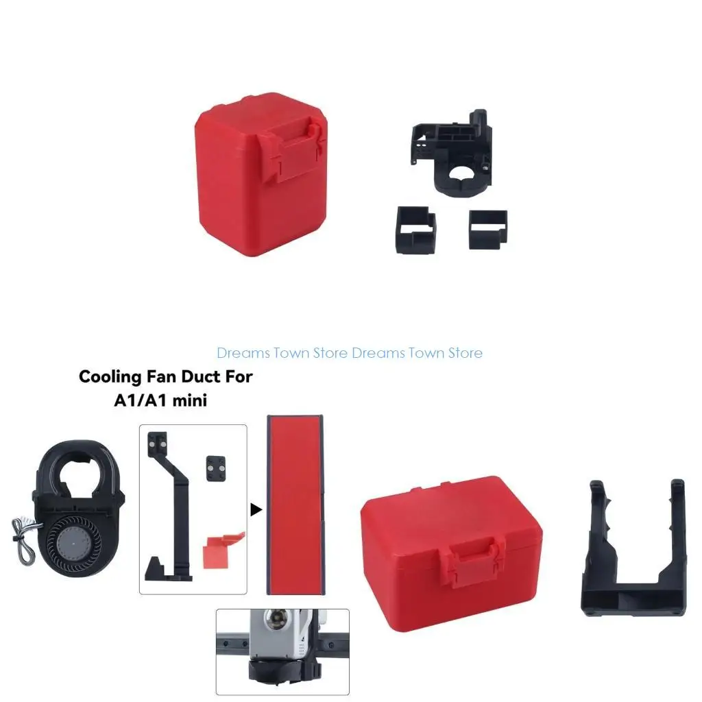 

HX6A Cooling Fan Heat Dissipation Duct Extrusion Printer Air Duct Replacement