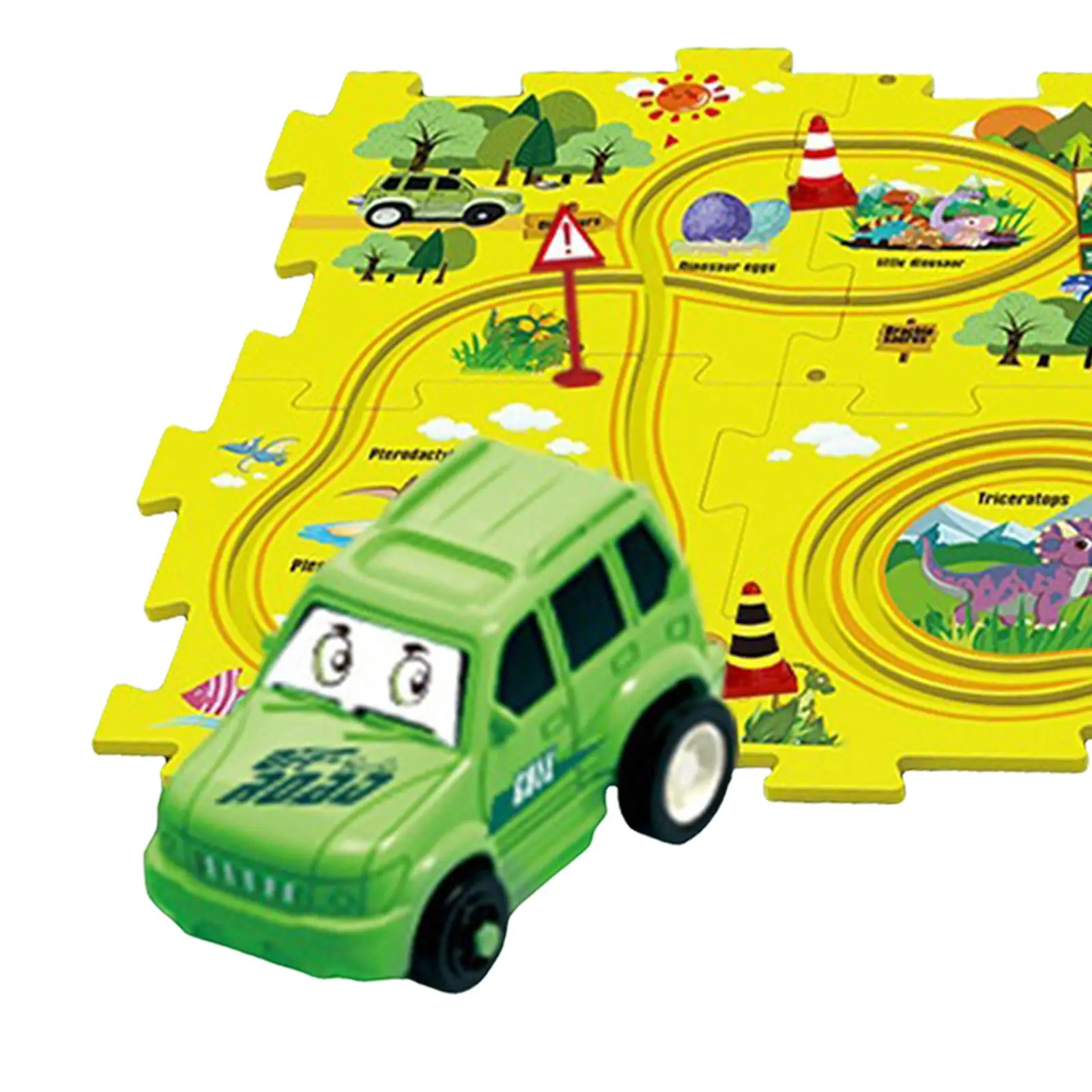 

Track Building Blocks Puzzles Track Play Set Educational Toy Rail Car Building