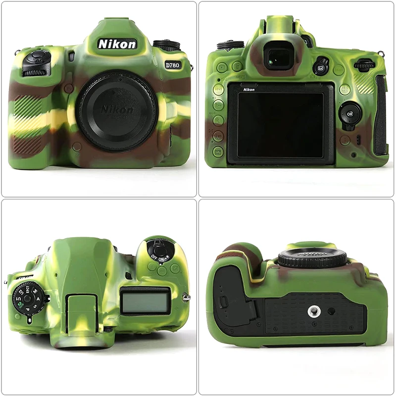 For Nikon D780 Case Luxury Original Silicone Full Protect Soft Cover Rubber Photography Accessories Nikkor Camera Nippon Kogaku