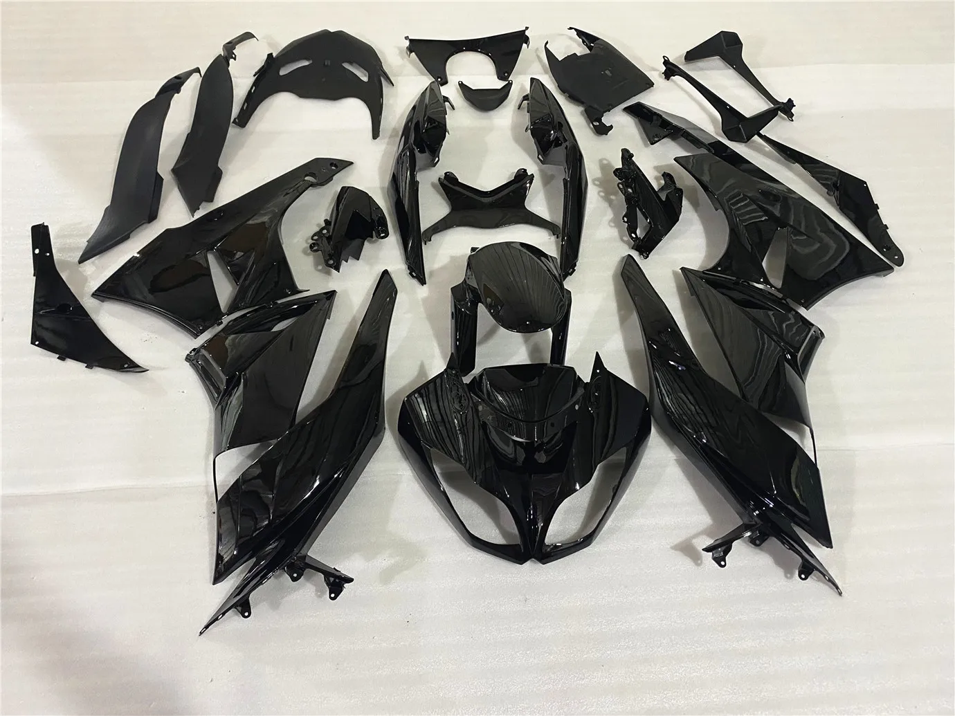 Motorcycle Fairing Kit fits ZX-6R 09 10 11 12 years -6R 636 2009 2010 2011 2012 Fairing Black motorcycle guard