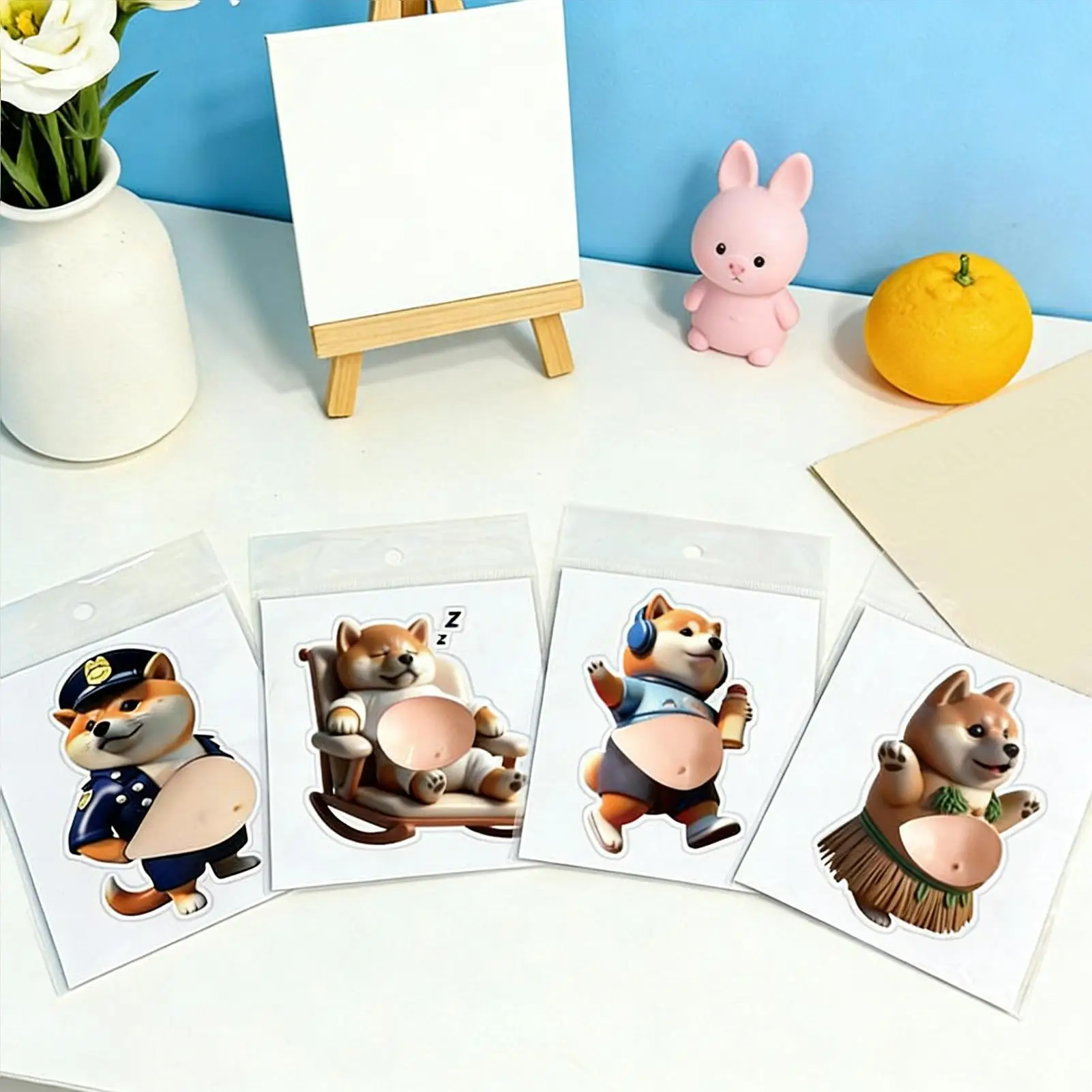 3D Belly Stickers S…