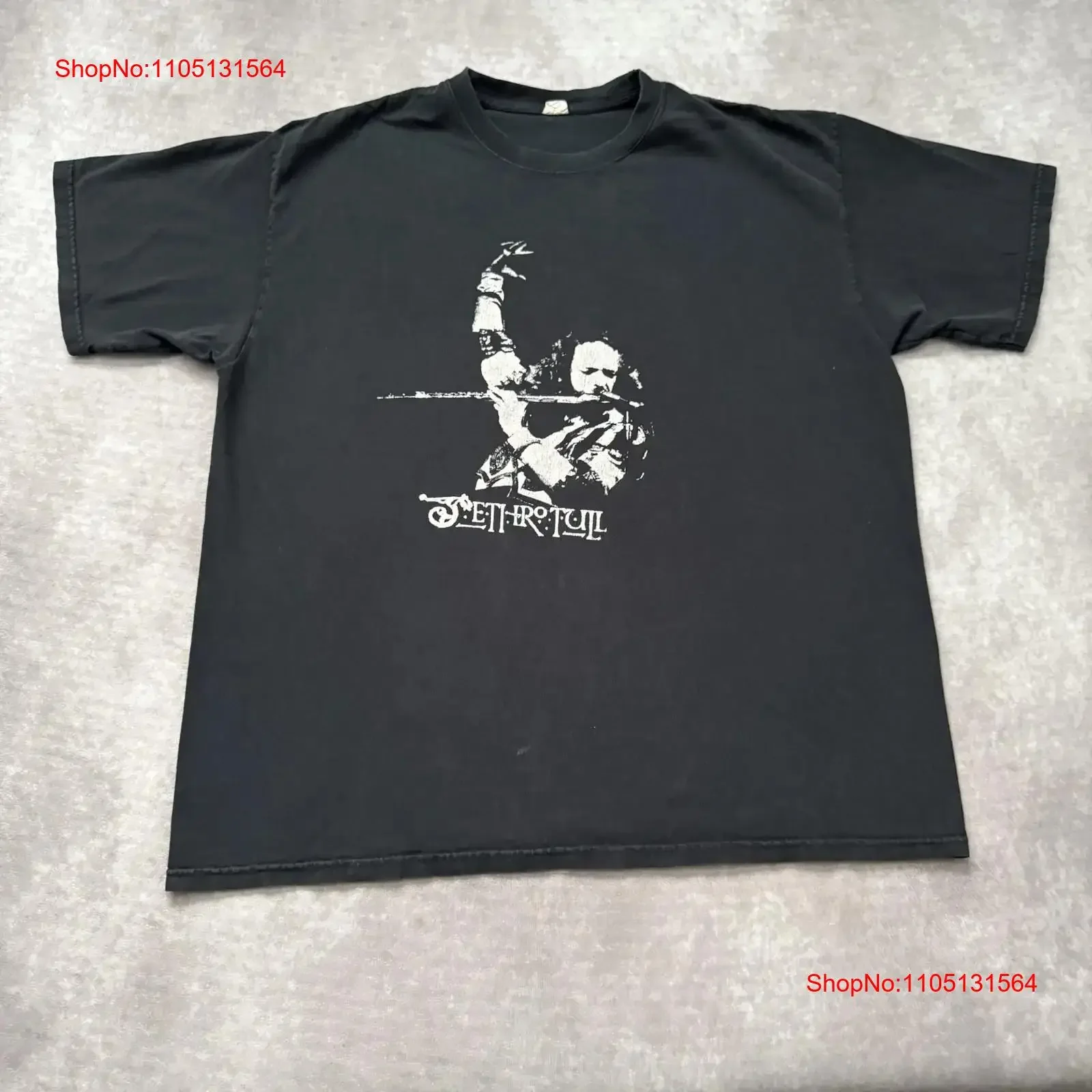 Vintage Jethro Tull T Shirt Size XL Band Rock Jazz English Flute vintage Washed Comfortable streetwear Unisex Stylish homme